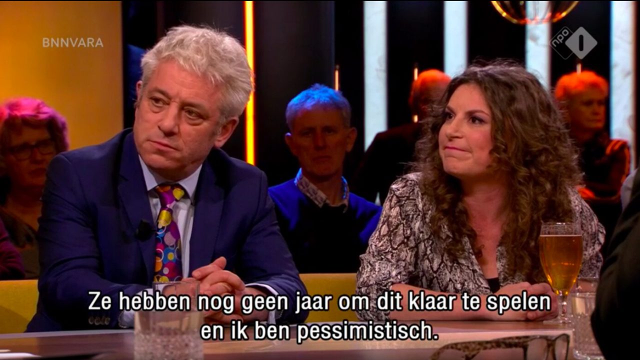 Voormalig Speaker John Bercow en correspondent Suse van Kleef over Groot-Brittannië na de Brexit